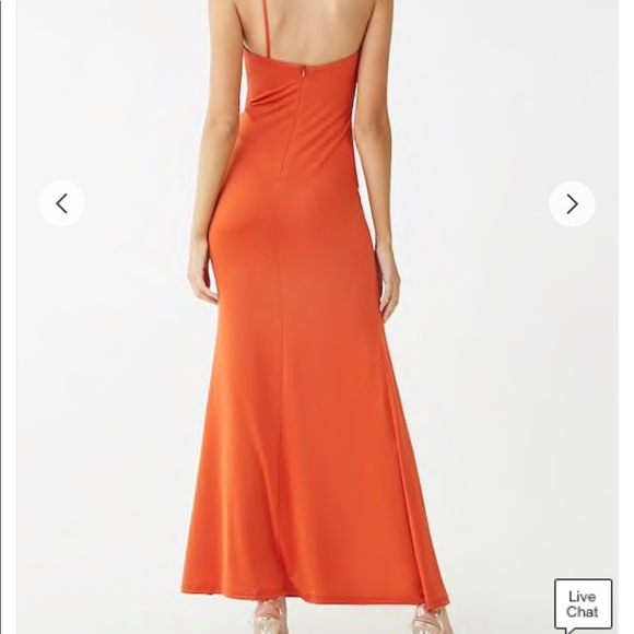 One shoulder formal dress with leg slit NWT - Picture 2 of 4